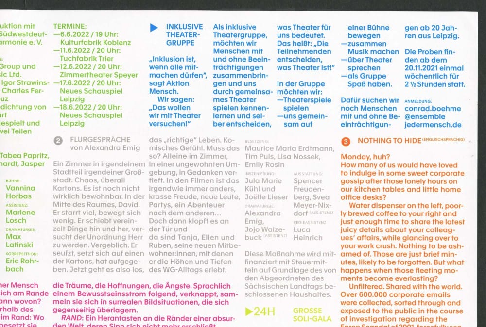 FREIES ENSEMBLE JEDERMENSCH