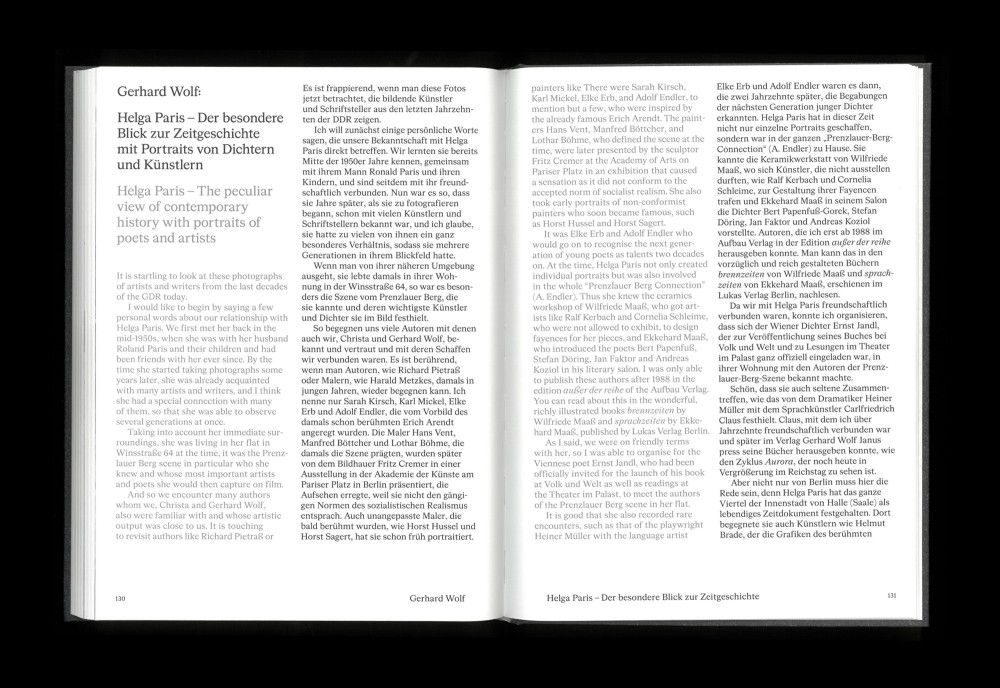 HELGA PARIS: PORTRAITS