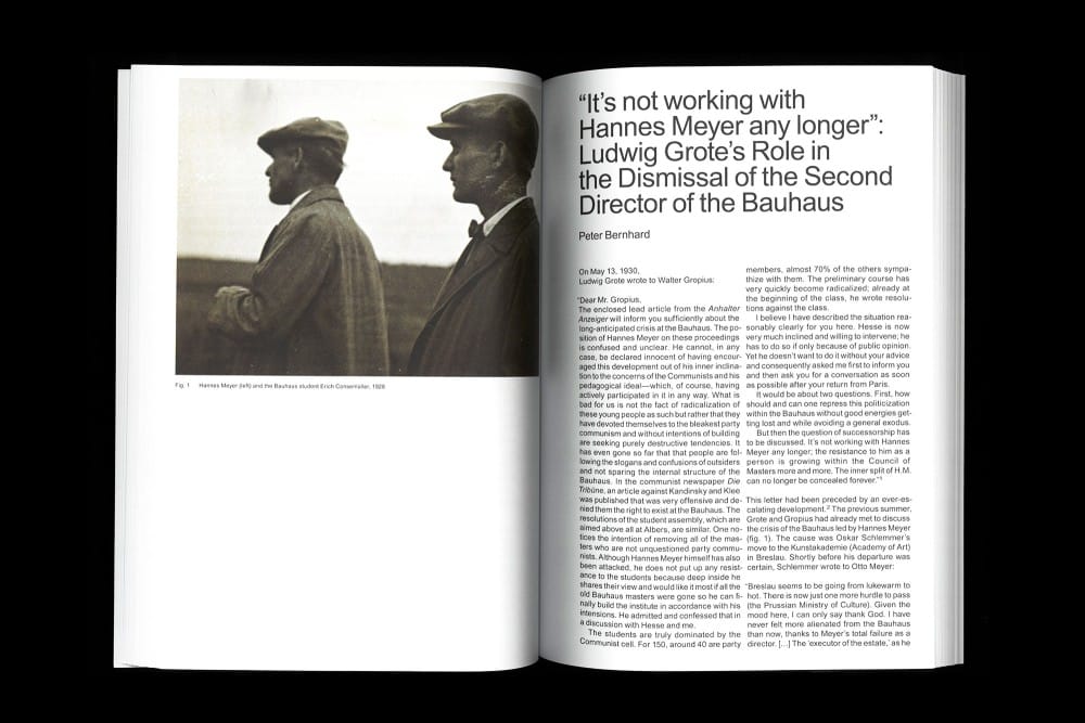 LUDWIG GROTE AND THE BAUHAUS IDEA