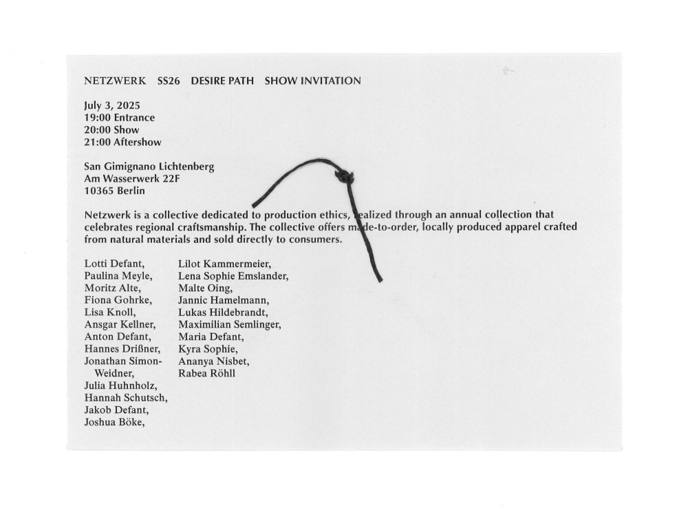 NETZWERK DESIRE PATH