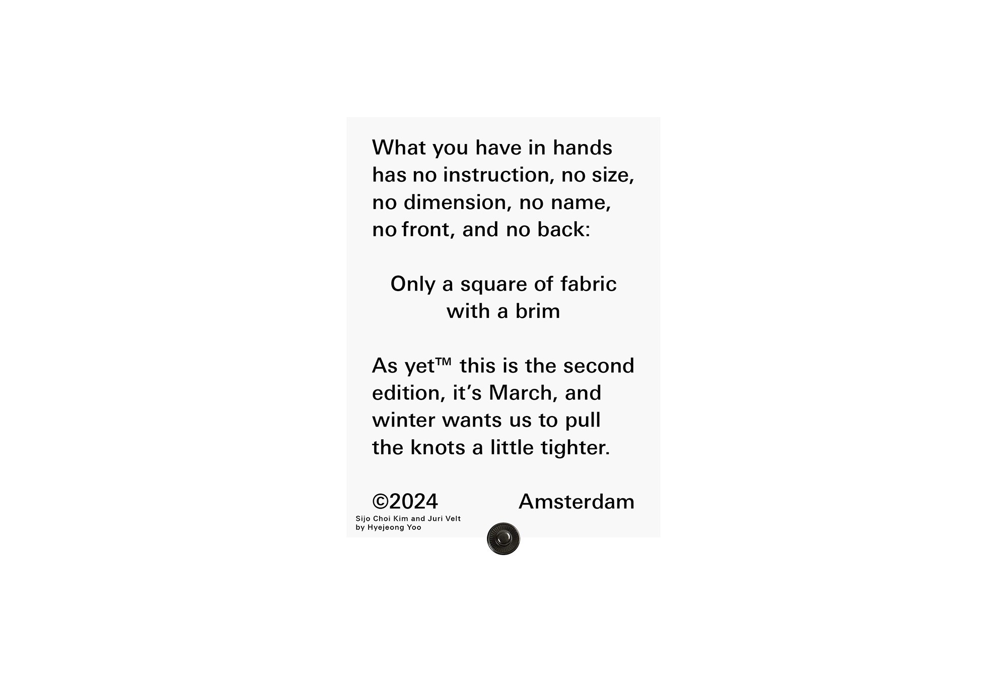 MULTI PURPOSE HEADWEAR – revisited