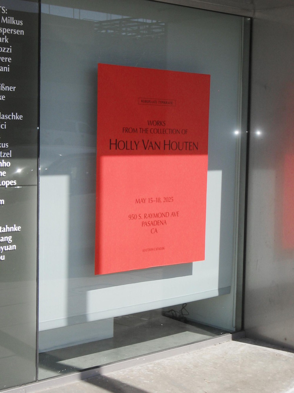 WORKS FROM THE COLLECTION OF HOLLY VAN HOUTEN