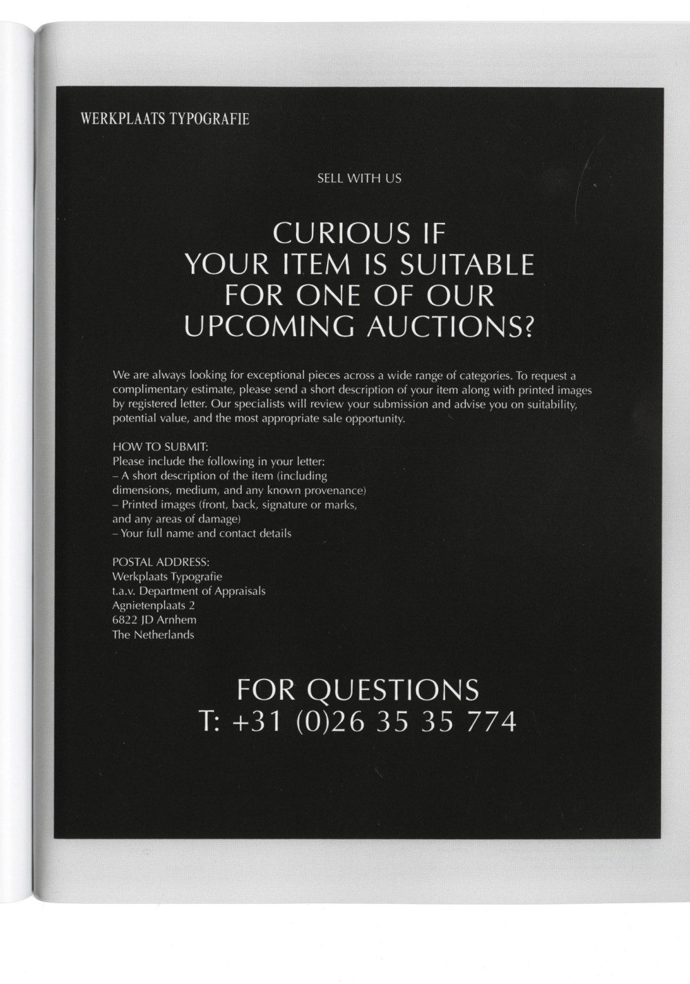 WORKS FROM THE COLLECTION OF HOLLY VAN HOUTEN