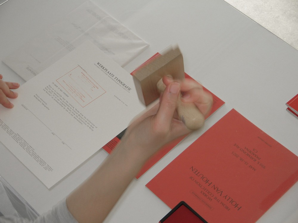 WORKS FROM THE COLLECTION OF HOLLY VAN HOUTEN