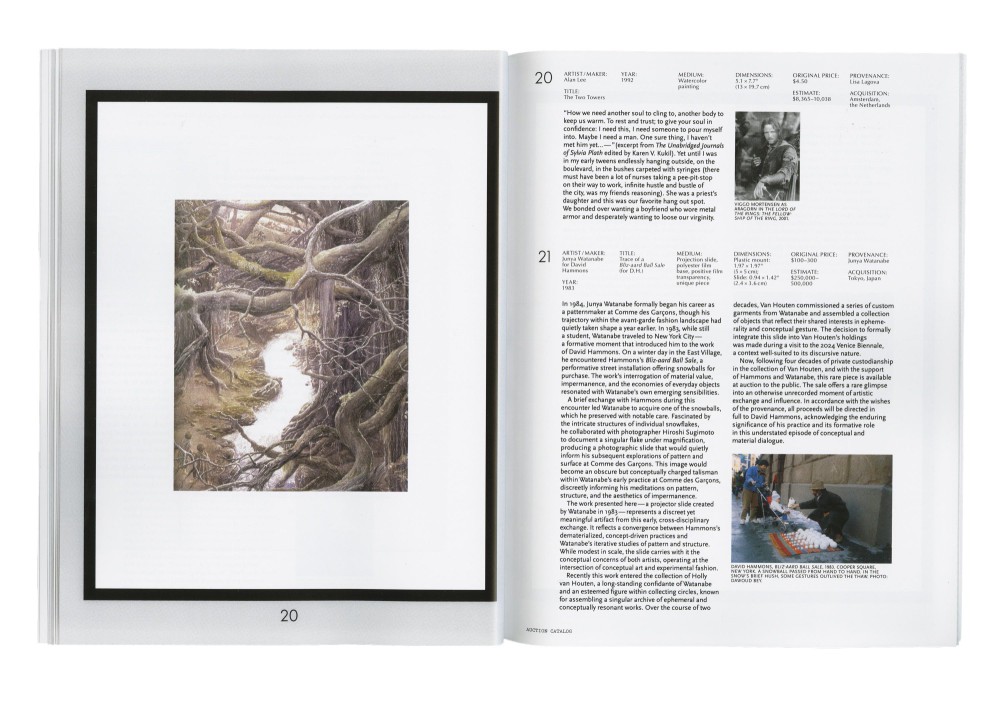 WORKS FROM THE COLLECTION OF HOLLY VAN HOUTEN